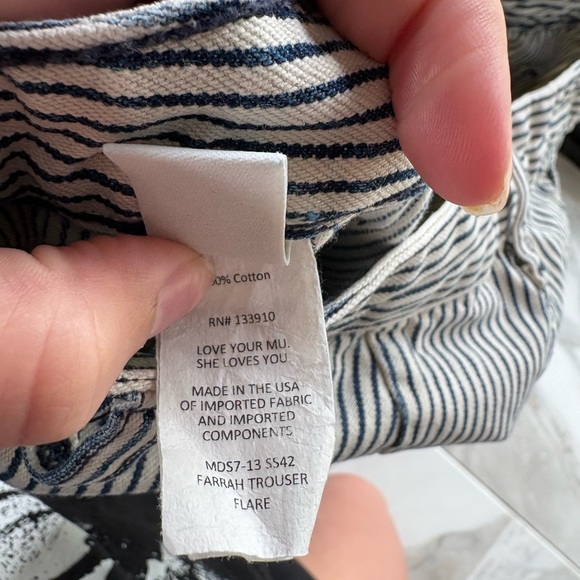 Show Me Your MuMu Striped Flare Jeans - Picture 6 of 7